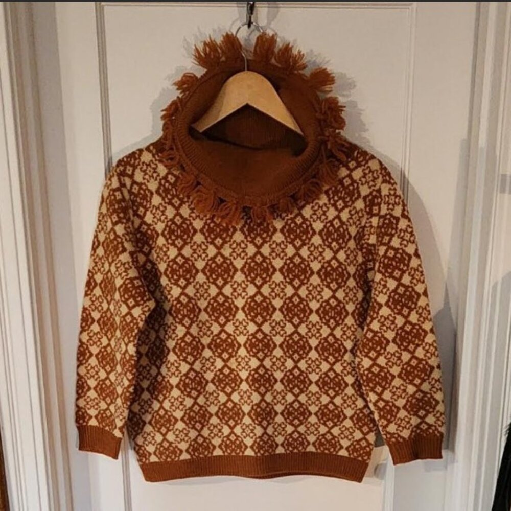 Zado of CA, San Francisco boho sweater, '70s
